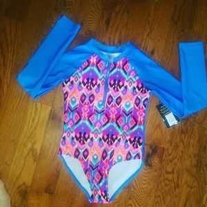 NWT CAT & JACK 1 PIECE BATHING SUIT